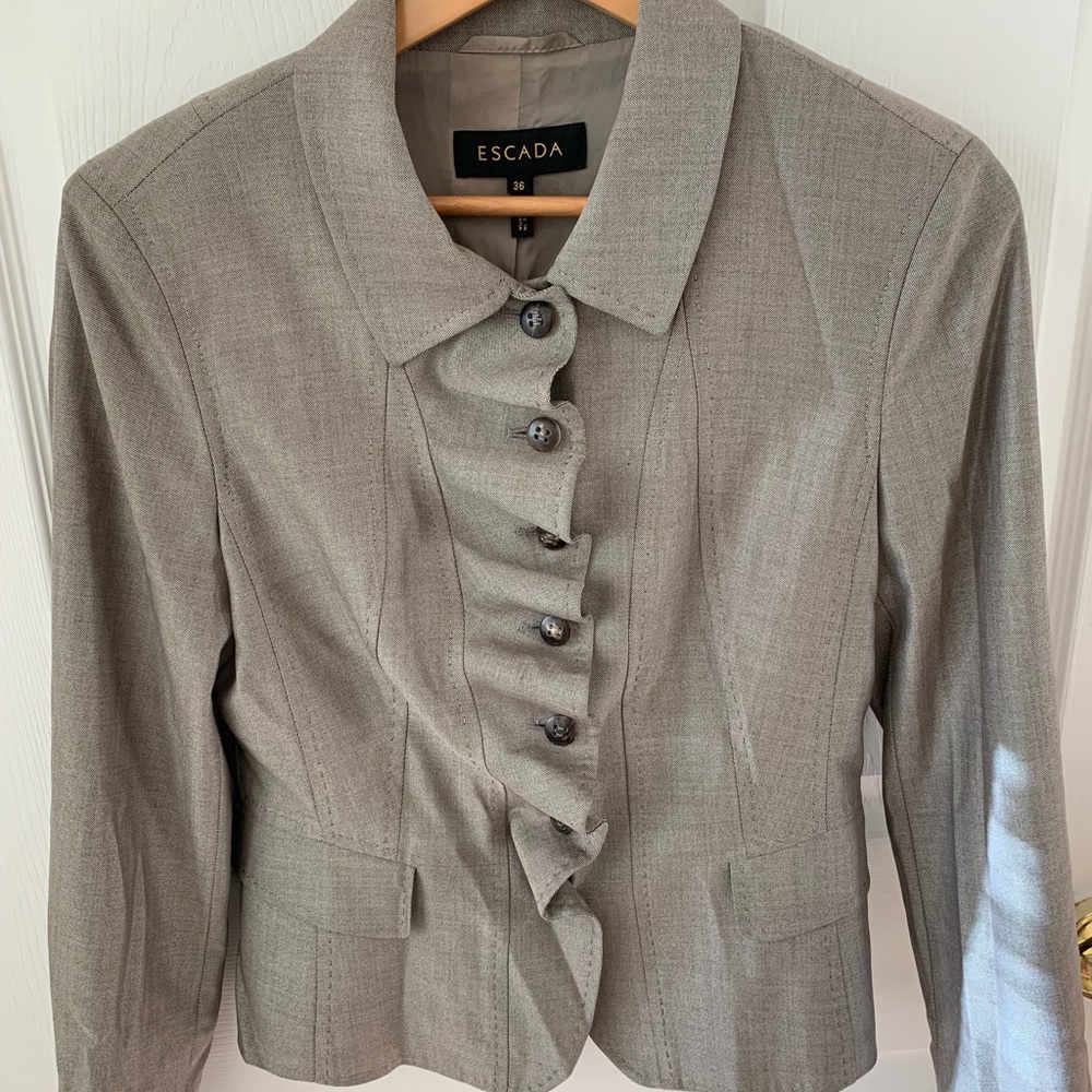 Escada skirt suit set.
